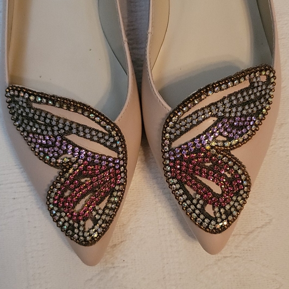 Sophia Webster Nude Pastel Bibi Butterfly Crystal - Picture 5 of 11